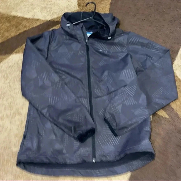 Columbia / gray with black on inside/ womens windbreaker - Picture 1 of 5